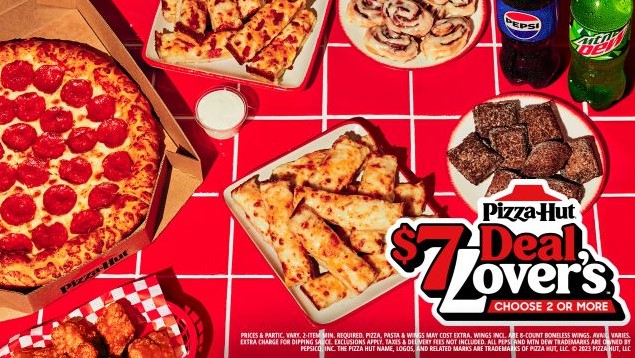 Pizza Hut 7 Menu With Prices: Discover Delicious Deals